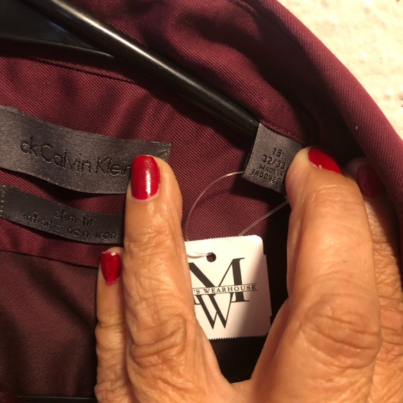 Calvin Klein /Men’s WEAR HOUSE Dress Shirt N.W.T. - Picture 3 of 10